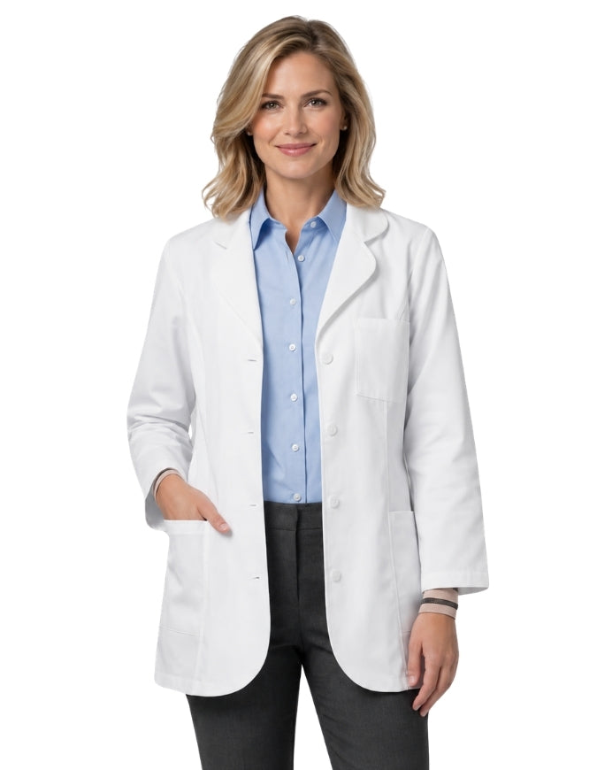 Labcoat HQ Women's 30" Princess Cut Cotton Lab Coat