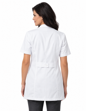 Labcoat HQ Women's 30" Princess Cut Short Sleeve Lab Coat