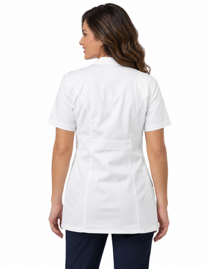 Labcoat HQ Women's 28" Tab-Waist Short Sleeve Lab Coat