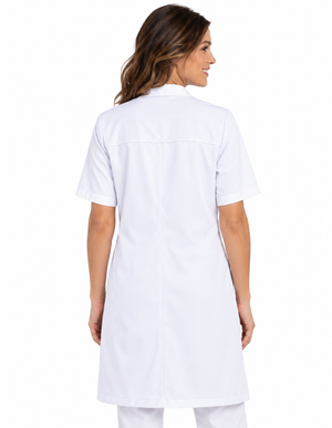 Labcoat HQ Unisex 40" Snap Front Short Sleeve Lab Coat