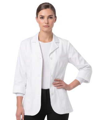 Labcoat HQ 29 Inches Ladies 3/4 Sleeve Stretch Labcoat