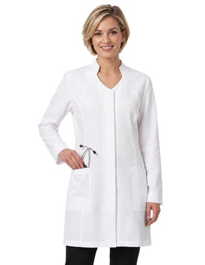 Labcoat HQ Women's 35 inch Stand Up Collar Cotton Labcoat