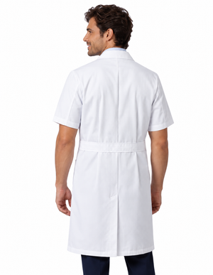 Labcoat HQ 38" iPad Pocket Men's Short Sleeve Lab Coat