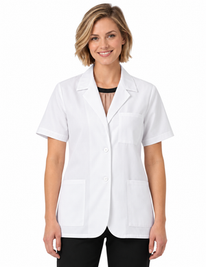 Labcoat HQ 28 Inch Women's Consultation Short Sleeve Lab Coat