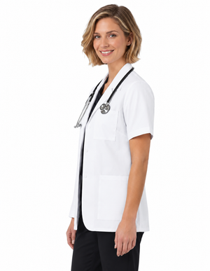 Labcoat HQ 28 Inch Women's Consultation Short Sleeve Lab Coat