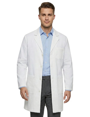 Labcoat HQ Men's 37'' Multi Pocket Medical Lab Coat