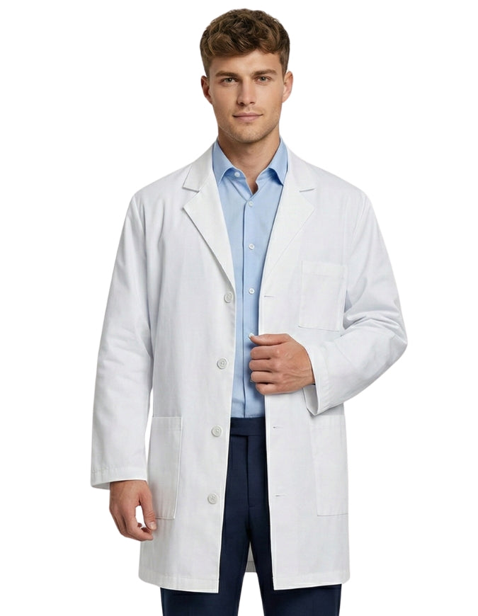 Labcoat HQ 35 Inch Men's Three Pockets Medical Lab Coat