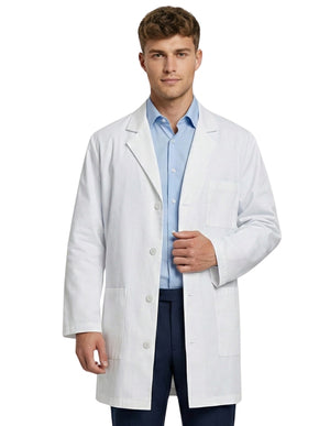 Labcoat HQ 35 Inch Men's Three Pockets Medical Lab Coat