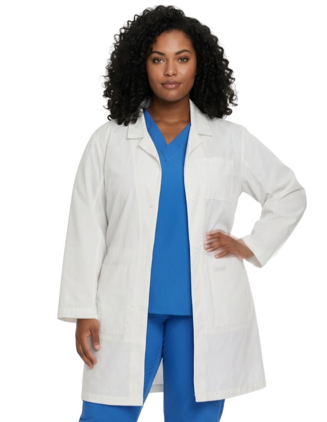 Labcoat HQ 36.75 Inch Women's White Notebook Lab Coat