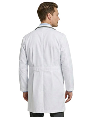 Labcoat HQ Men's 4-Button Staff-Length White Lab Coat