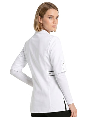Labcoat HQ Women's Half Sleeve Contrast Trim Jacket