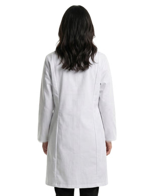 Labcoat HQ Women's White Button-Front Lab Coat