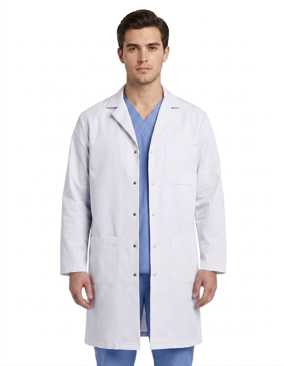 Labcoat HQ Men's Ceil Blue Lab Coat with Interior Pocket