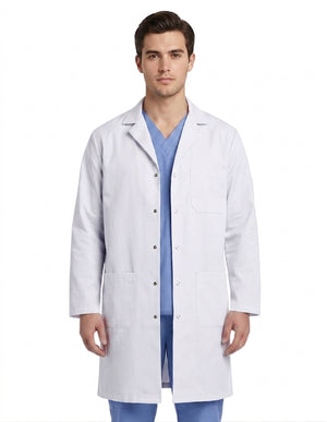 Labcoat HQ Men's Ceil Blue Lab Coat with Interior Pocket