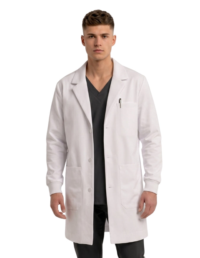 Labcoat HQ Men's 36¼" Convertible Collar Lab Coat