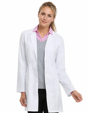 Labcoat HQ 34 Inch Women's Three Pocket Missy Fit Medical Lab Coat