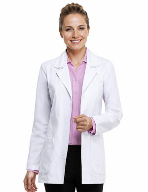 Labcoat HQ Women's 29 Inch Notched Collar Lab Coat