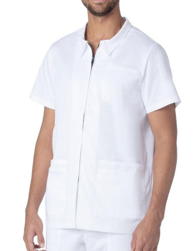 Landau 4263PRV ProFlex Men's 6-Pocket Notch Collar Scrub Top