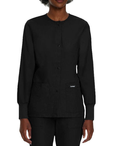 Shop Landau 7525 Women's 29 Inch Snap Front Nursing Scrub Jacket