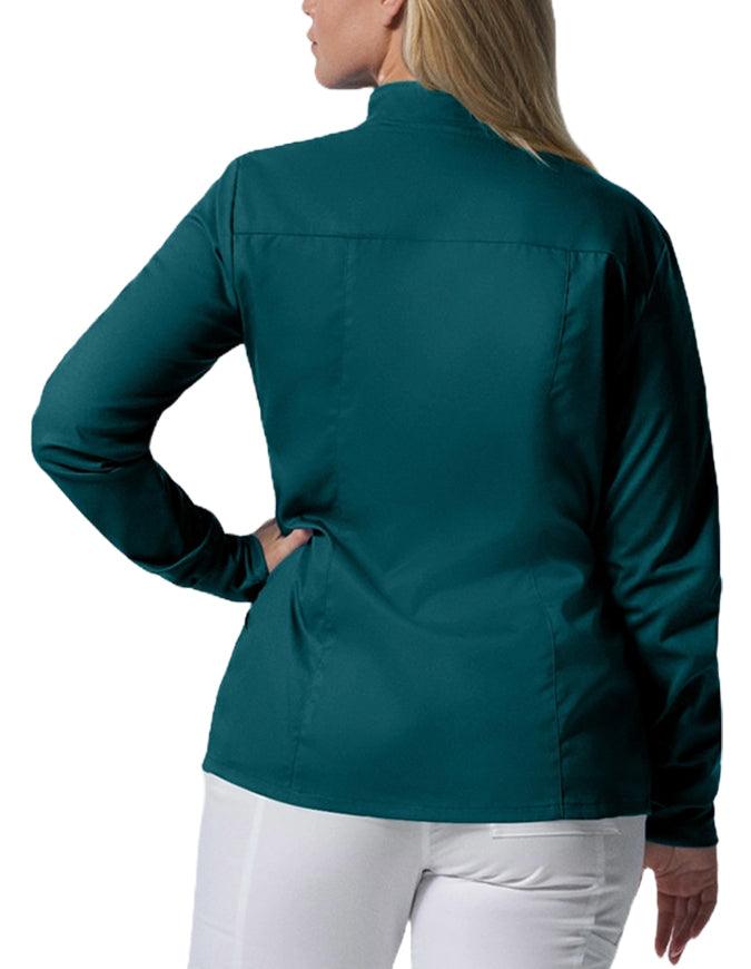 Shop Landau ProFlex LJ701 Women's Zip Front Mock Neck Scrub Jacket