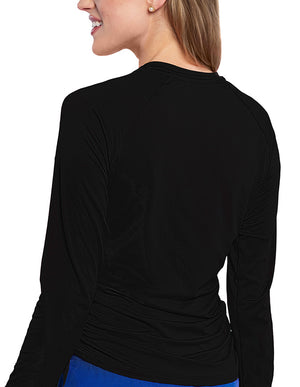 Med Couture AMP Women's Long Sleeve Ruched Underscrub