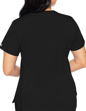 Med Couture Touch Women's 3-Pocket V- Neck Scrub Top