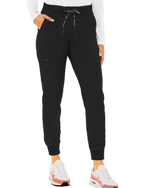 Med Couture Touch Women's 5-Pocket Cargo Yoga Jogger Scrub Pants