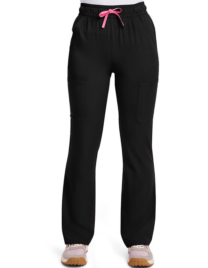 Med Couture AMP Women's High Rise 4-Pocket Flare Pant