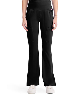Med Couture Amp Knit Women's 5-Pocket STRETCH High-Rise Yoga Scrub Pant