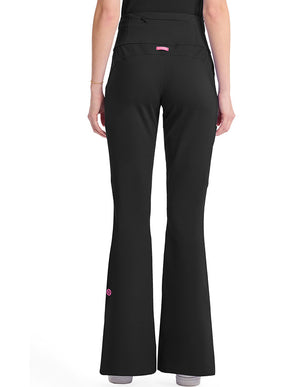 Med Couture Amp Knit Women's 5-Pocket STRETCH High-Rise Yoga Scrub Pant