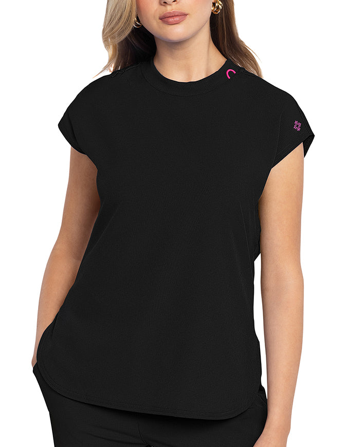 Med Couture AMP Women's Round Neck Tuckable Top