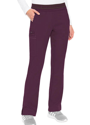 Med Couture Touch Women's 7-Pocket Elastic Double Cargo Yoga Scrub Pants