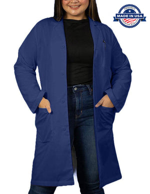 Panda Uniform Unisex 40 Inch Long Lab coat - Made In USA