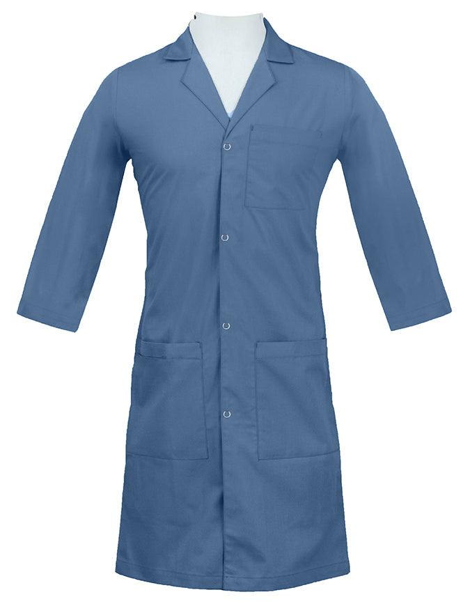 Best Medical Unisex Long Sleeve Lab Coat – 42" Length Light Blue (Size L & 2X Available)