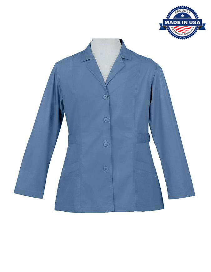 Panda Uniform Women's 30-Inch Short Medical Lab Coat - Made In USA