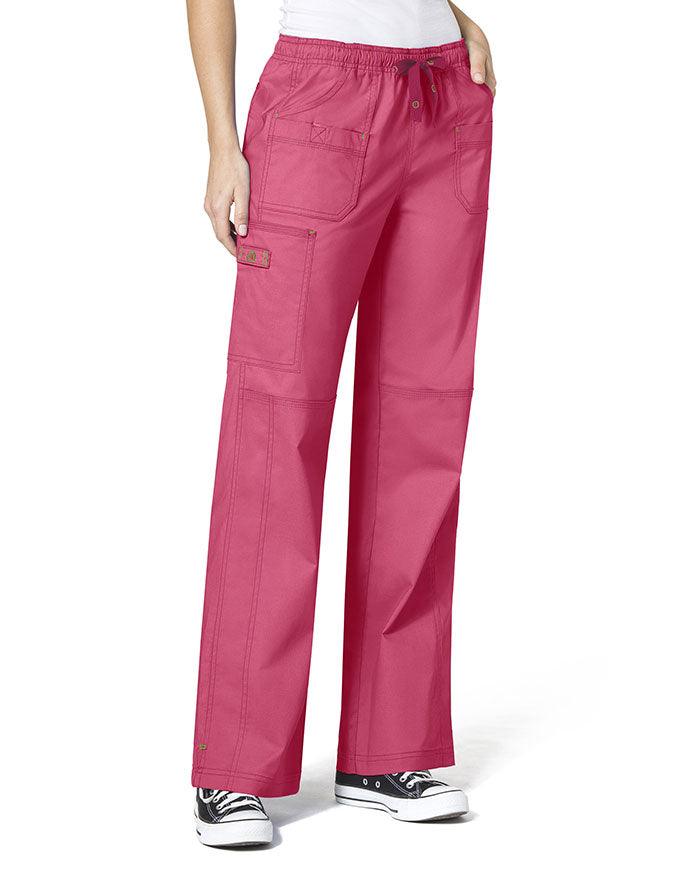 ★Polysooem★ OVERSIZED TUCK PANTS, PINK 240312_019_GS0503-PG02-