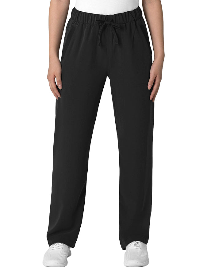 Wink Nova Women's Petite Stovepipe High-Low Hem Scrub Pant