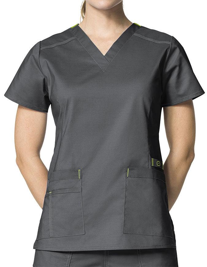 Shop WonderWink 27.25 Inch Women's V-Neck Nursing Scrub Top