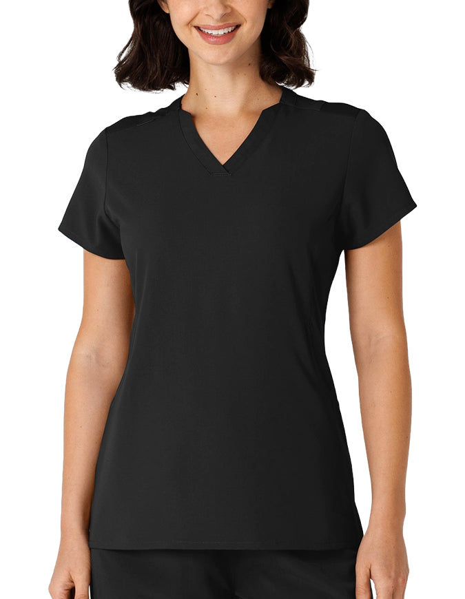 Wink Nova Women's Flex-n-Reach Shoulder Panel V-Neck Scrub Top