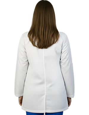 Free Embroidery HeedFit 31 Inches Three Pockets Lab Coat For Unisex