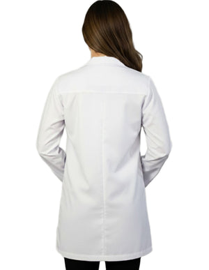 Free Embroidery HeedFit Unisex 31 Inches Three Pocket White Consultation Coat