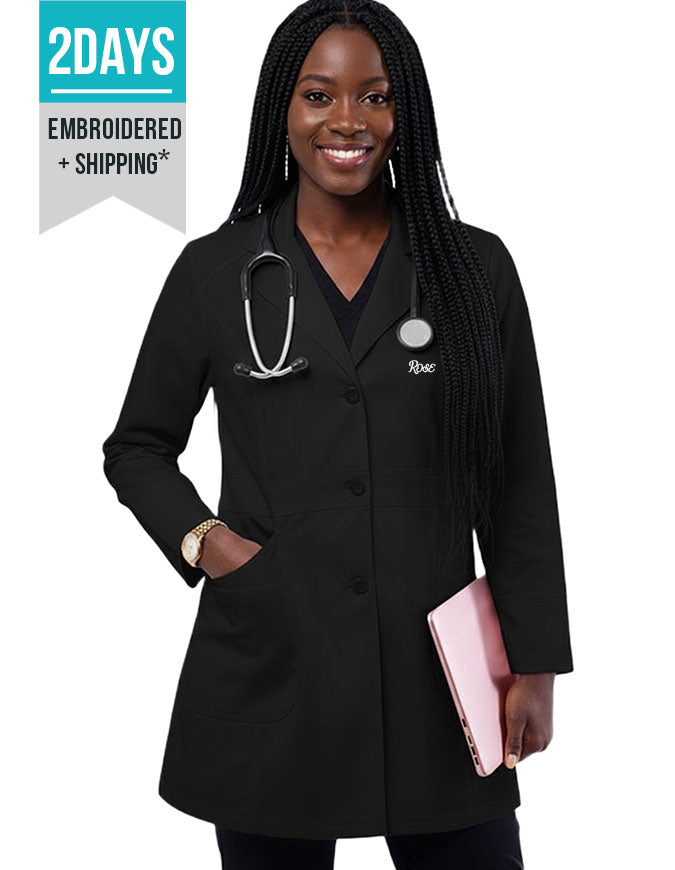 Free Embroidery HeedFit Women's 32 Inches Lab Coat