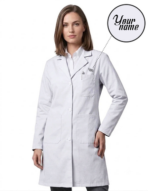 Free Embroidery Labcoat HQ 31" Unisex Consultation Coat