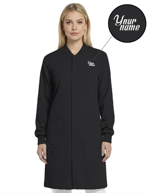 Free Embroidery Labcoat HQ Unisex 40" Snap Front Lab Coat