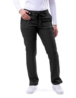Adar PRO Women's Slim Fit 6 Pocket Tall Scrub Pant